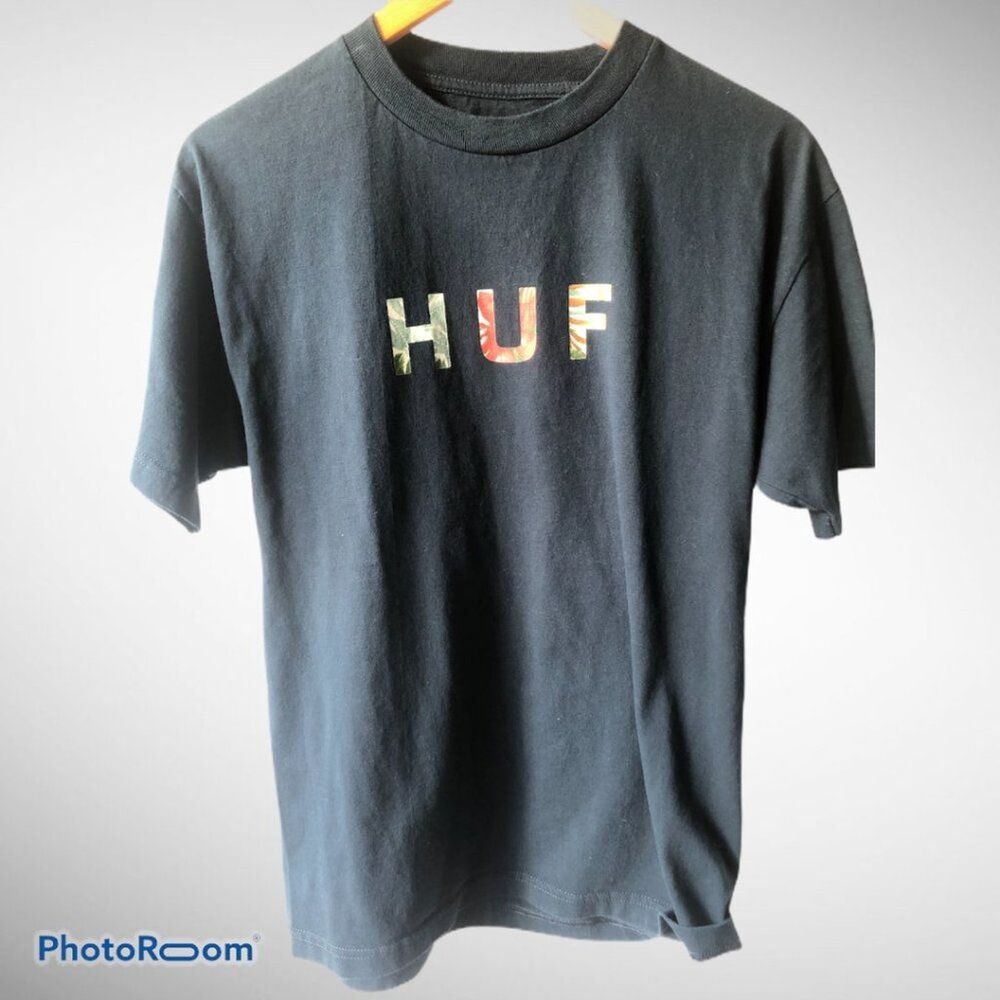 HUF Men's OG Hawaiian logo TShirt Sz M 0153